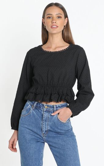 Maire Top in Black