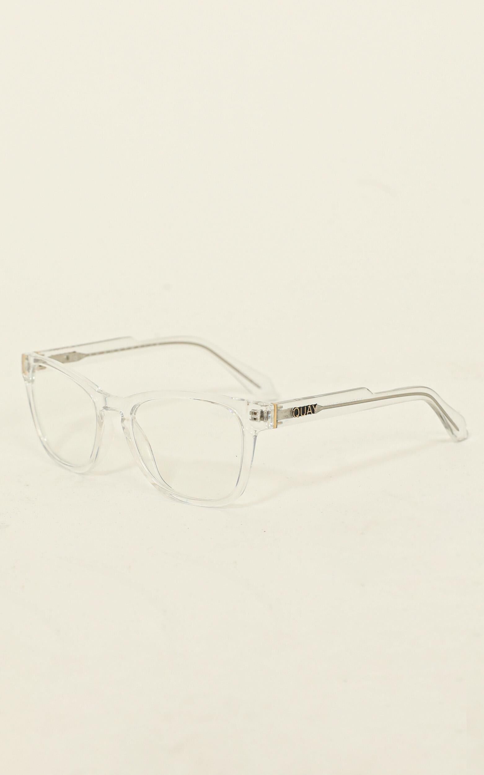 Quay Hardwire Mini Blue Light Glasses In Clear Showpo EU