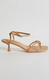 Therapy - Luci Heels in CARAMEL PU