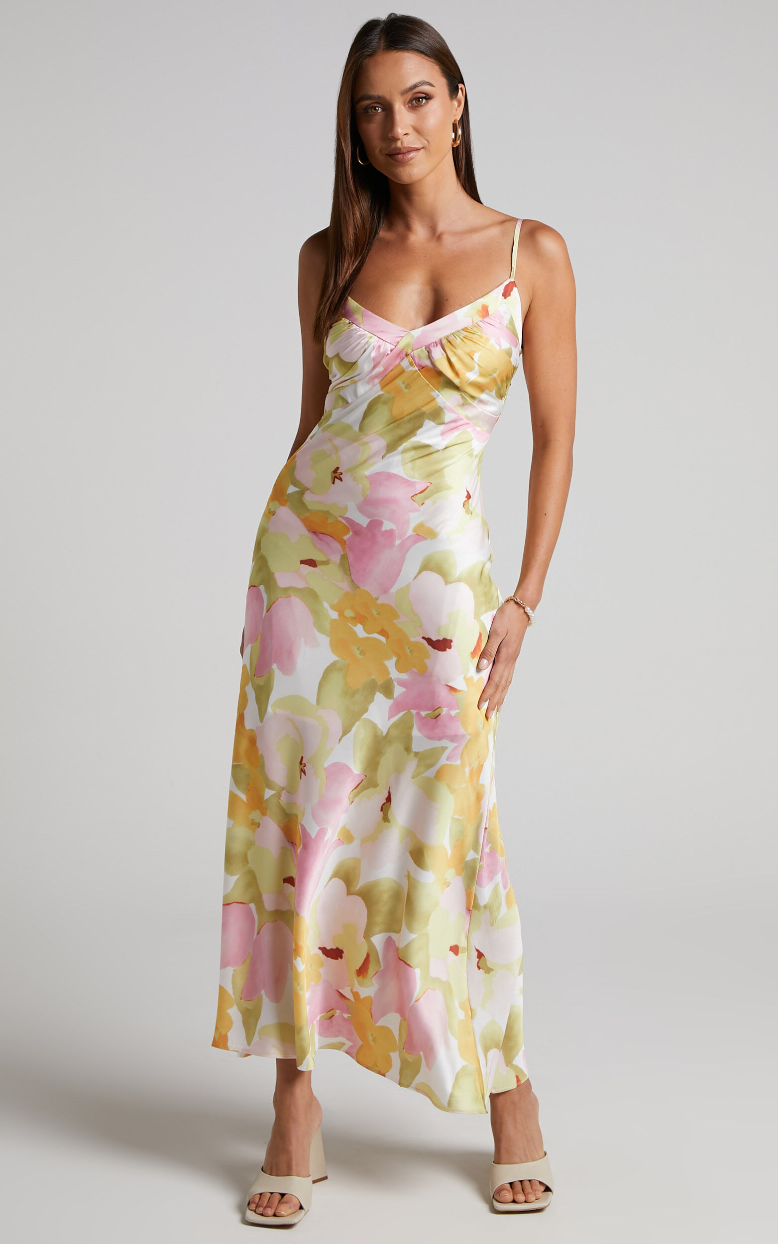 Pastel slip dress discount