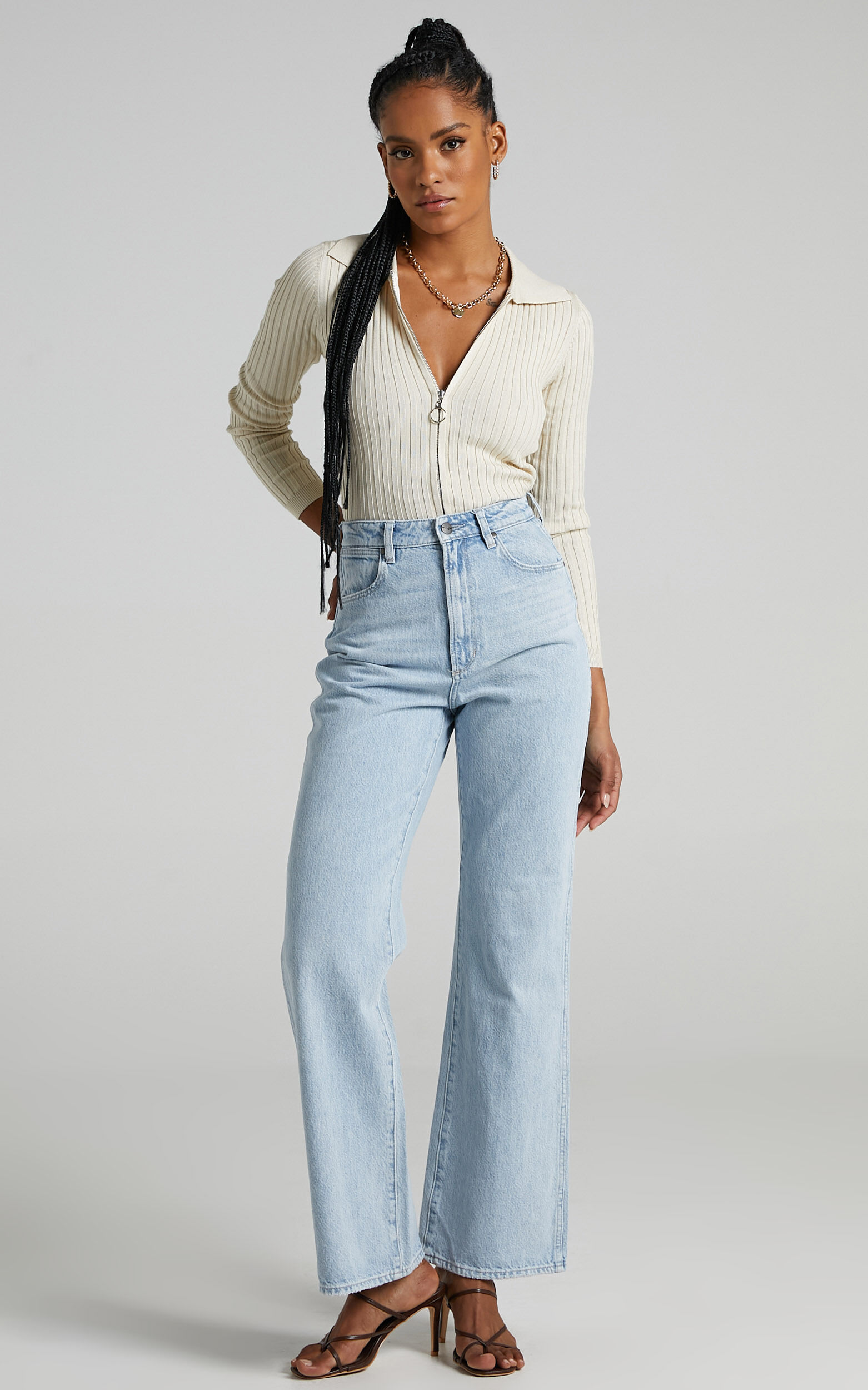 Wrangler hi bells cropped hotsell