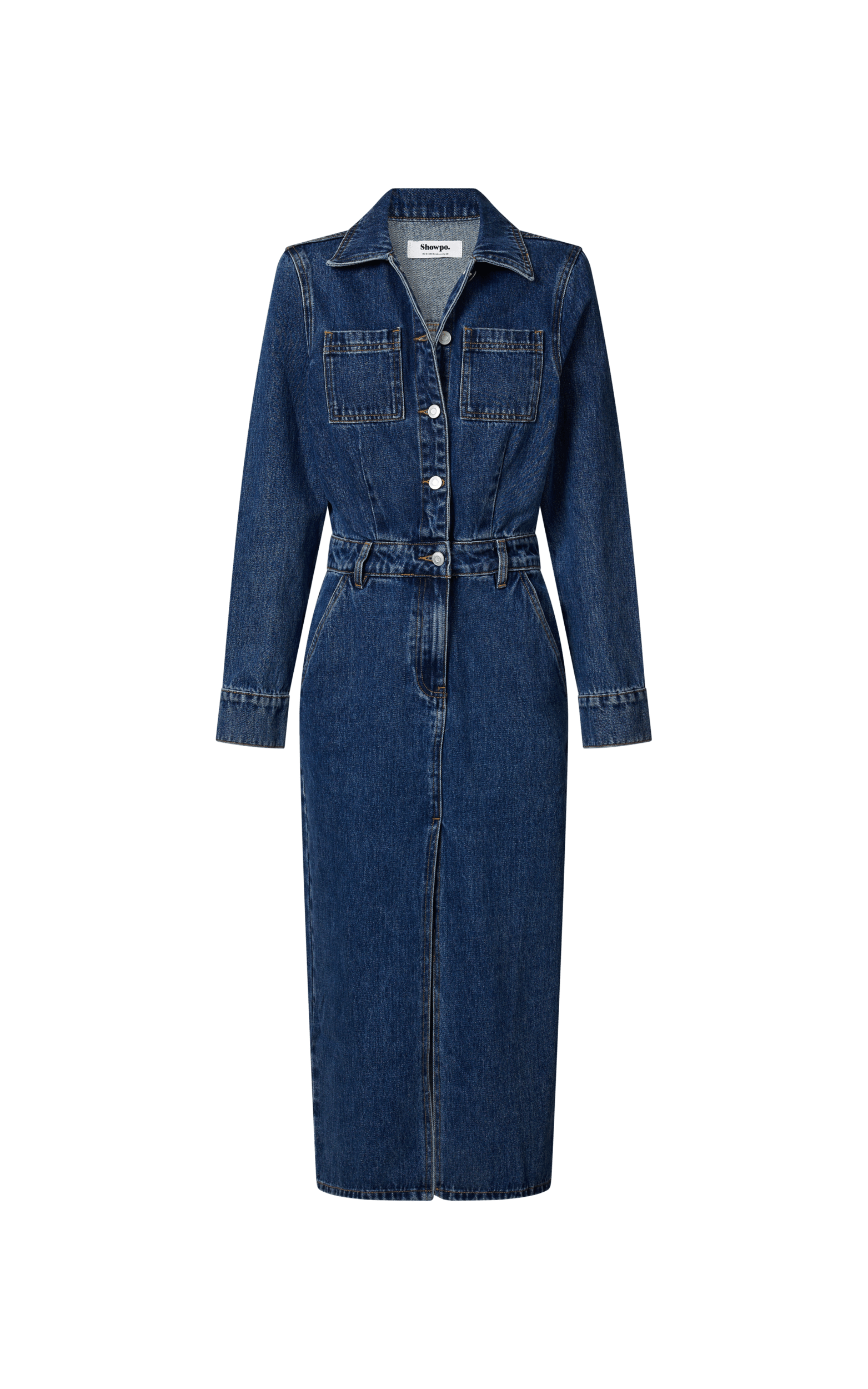Showpo denim dress sale