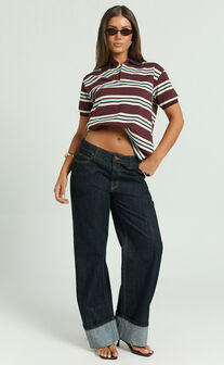 Lioness - Leisure Polo in Chocolate Multi