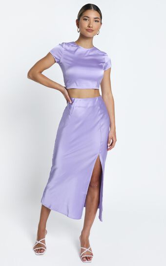 Elanora Two Piece set in Lilac