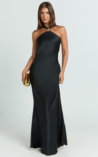 Runaway The Label - Chara Maxi Dress in Black
