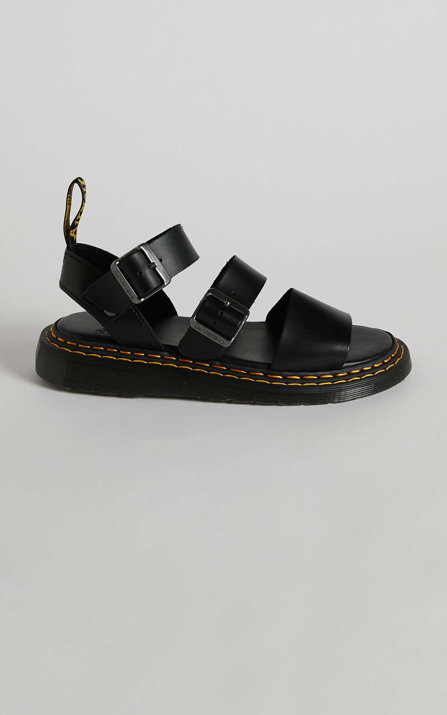 Dr. Martens Gryphon Brando DS Sandal in Black Showpo