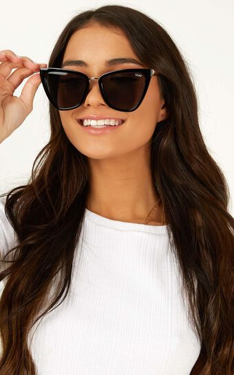Quay - Reina Sunglasses In Black