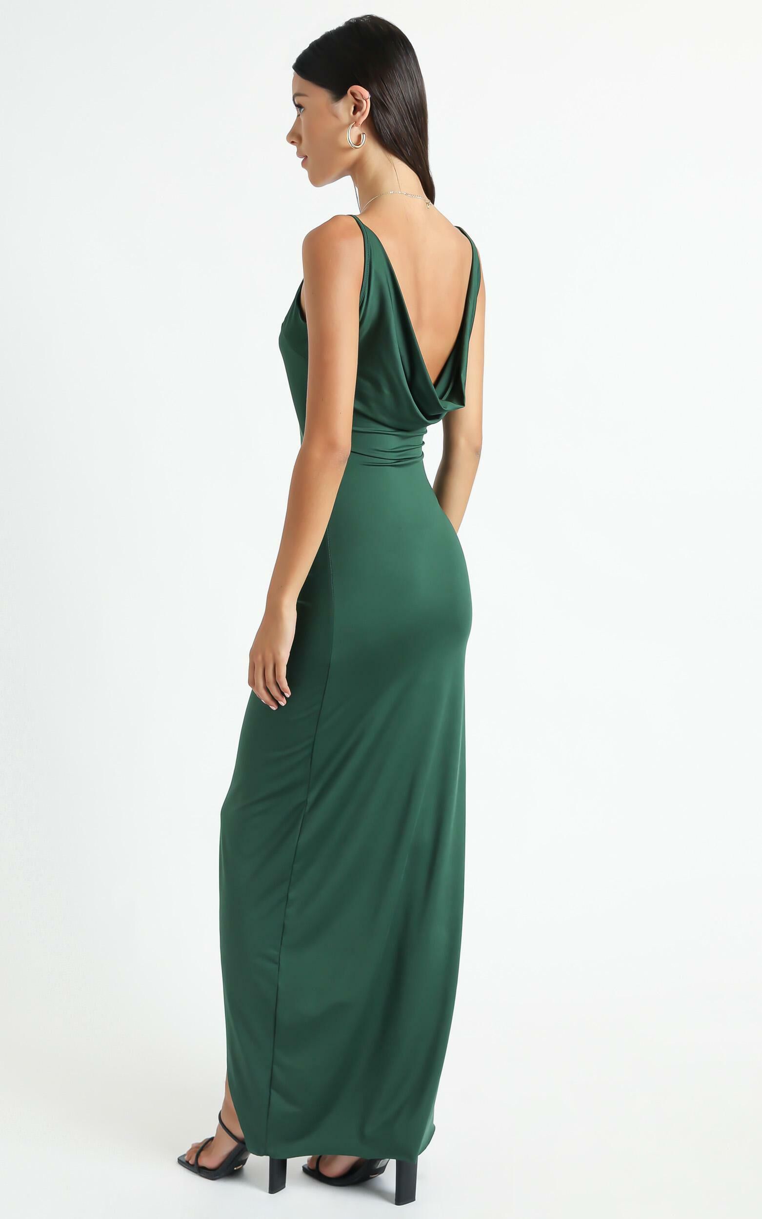 Dream and Dance Maxi Dress in Emerald Green Showpo USA
