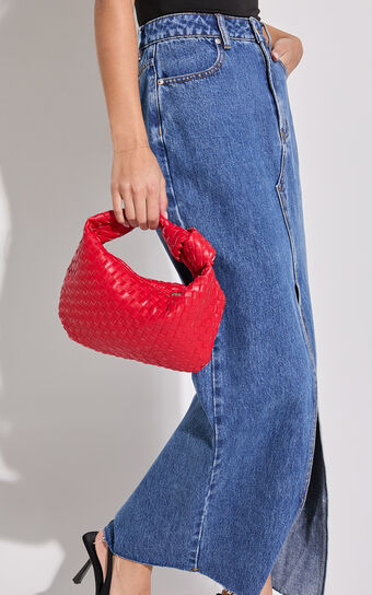 Reesley Knot Handle Bag in Red