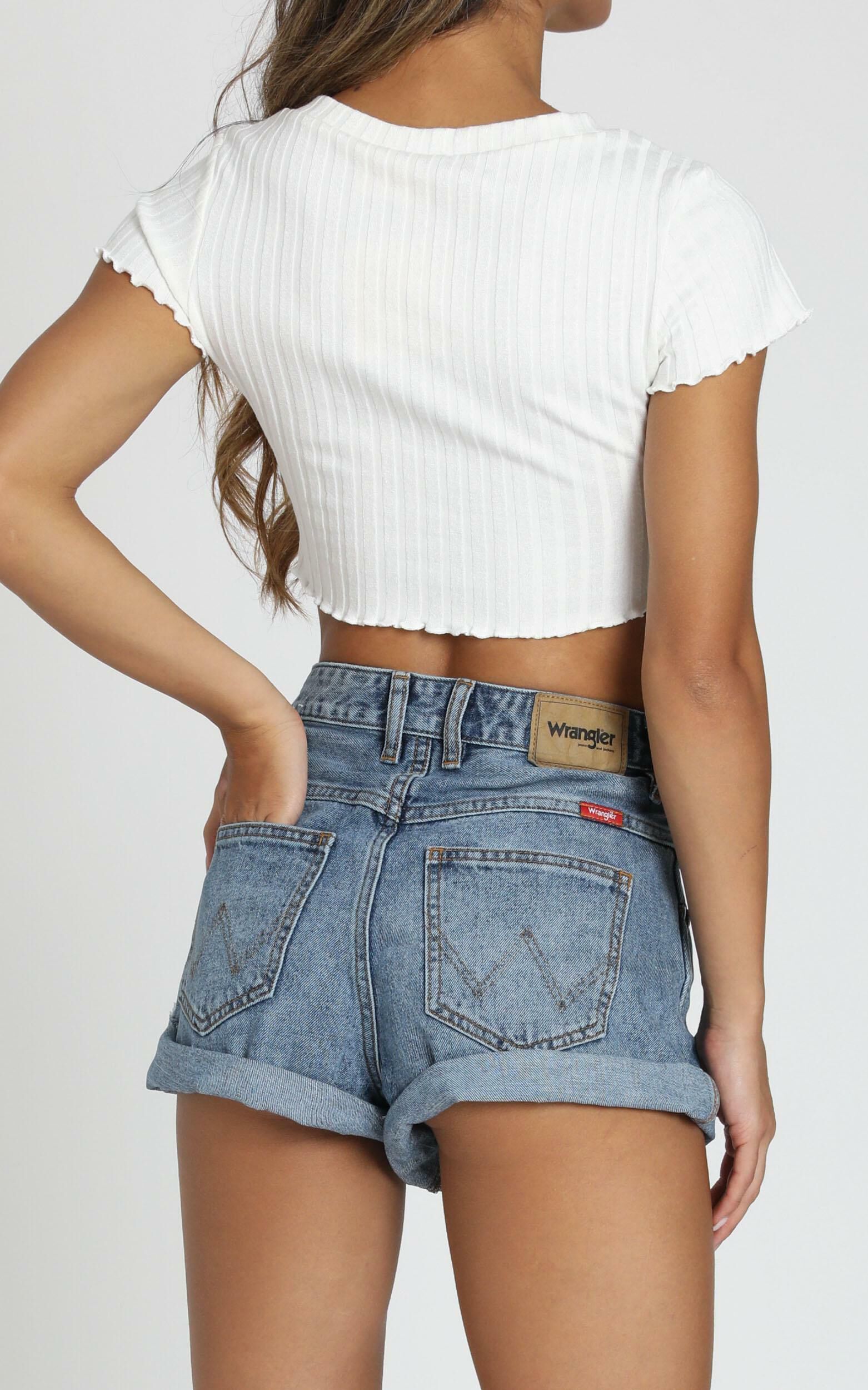 Wrangler hi bells cropped on sale