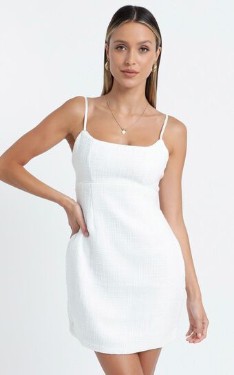 Elkin Dress in White