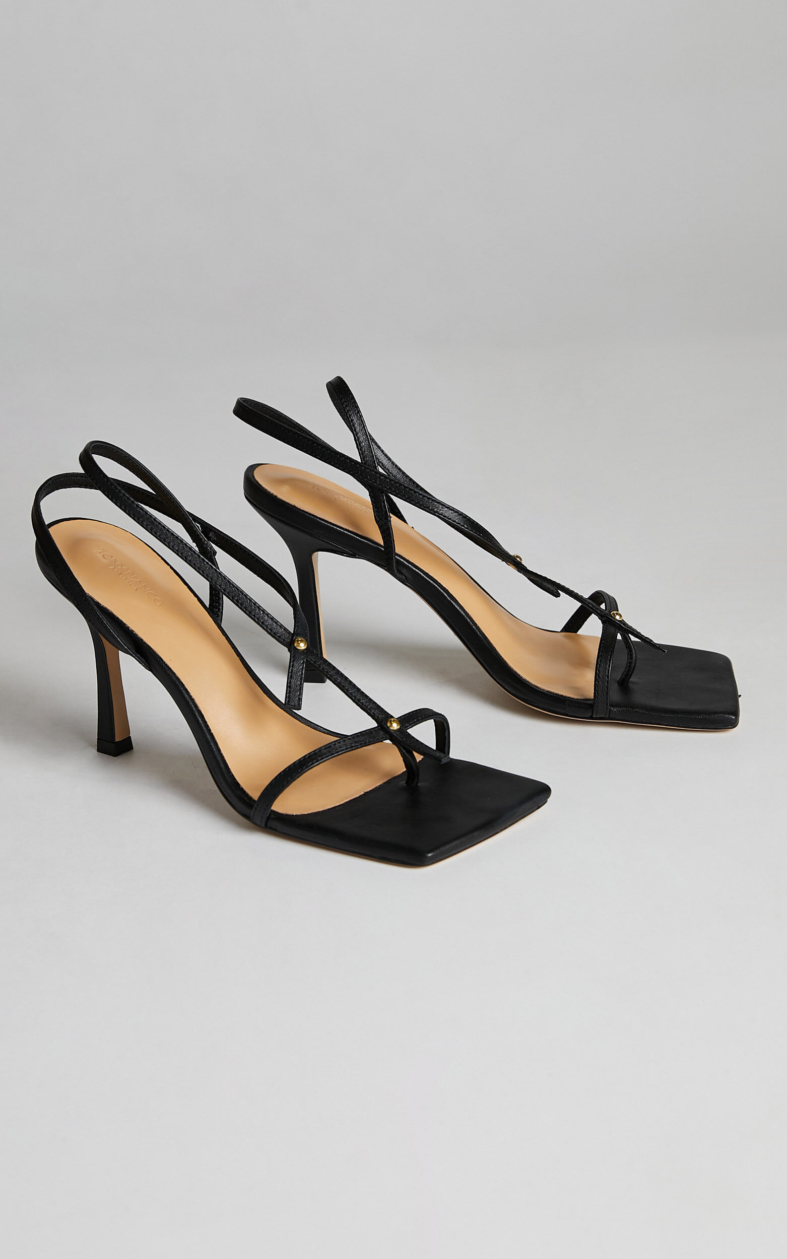 TONY BIANCO LILLY Heels in BLACK NAPPA Showpo