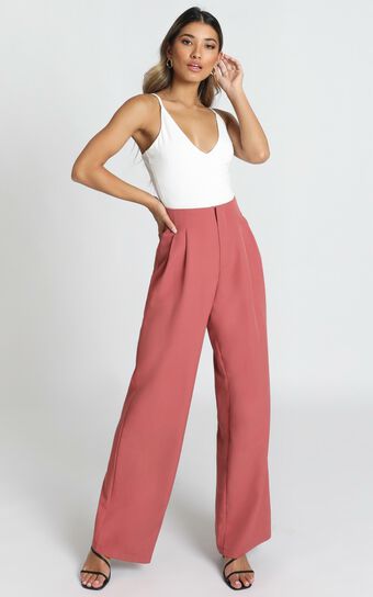 Competition Time Pants In Dusty Rose