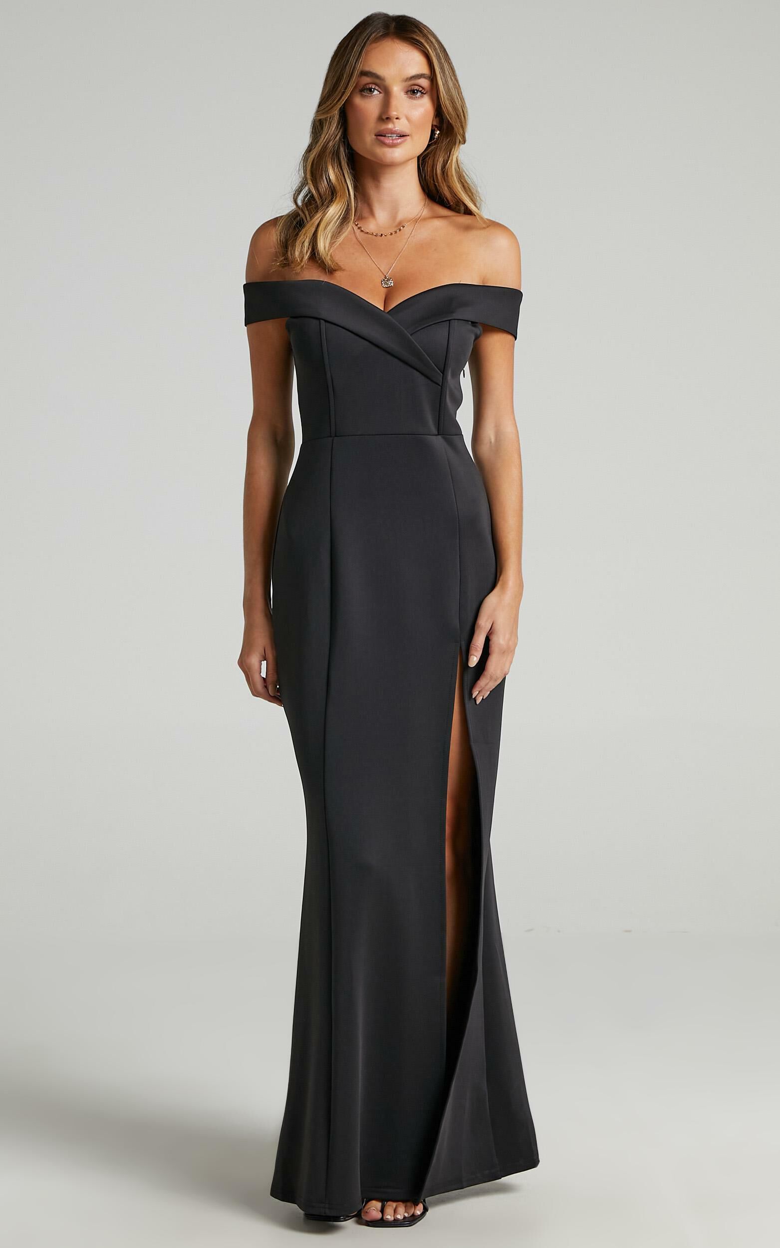 One For The Money Dress in Black - 06, BLK1