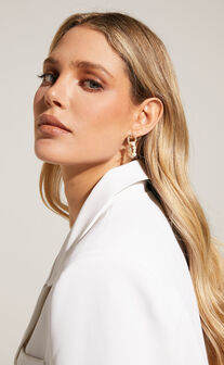 More Than Words Earrings in Pearl