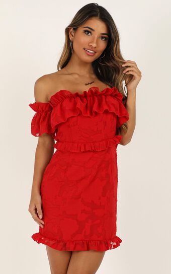 A Sprinkle Of Magic Dress In Red