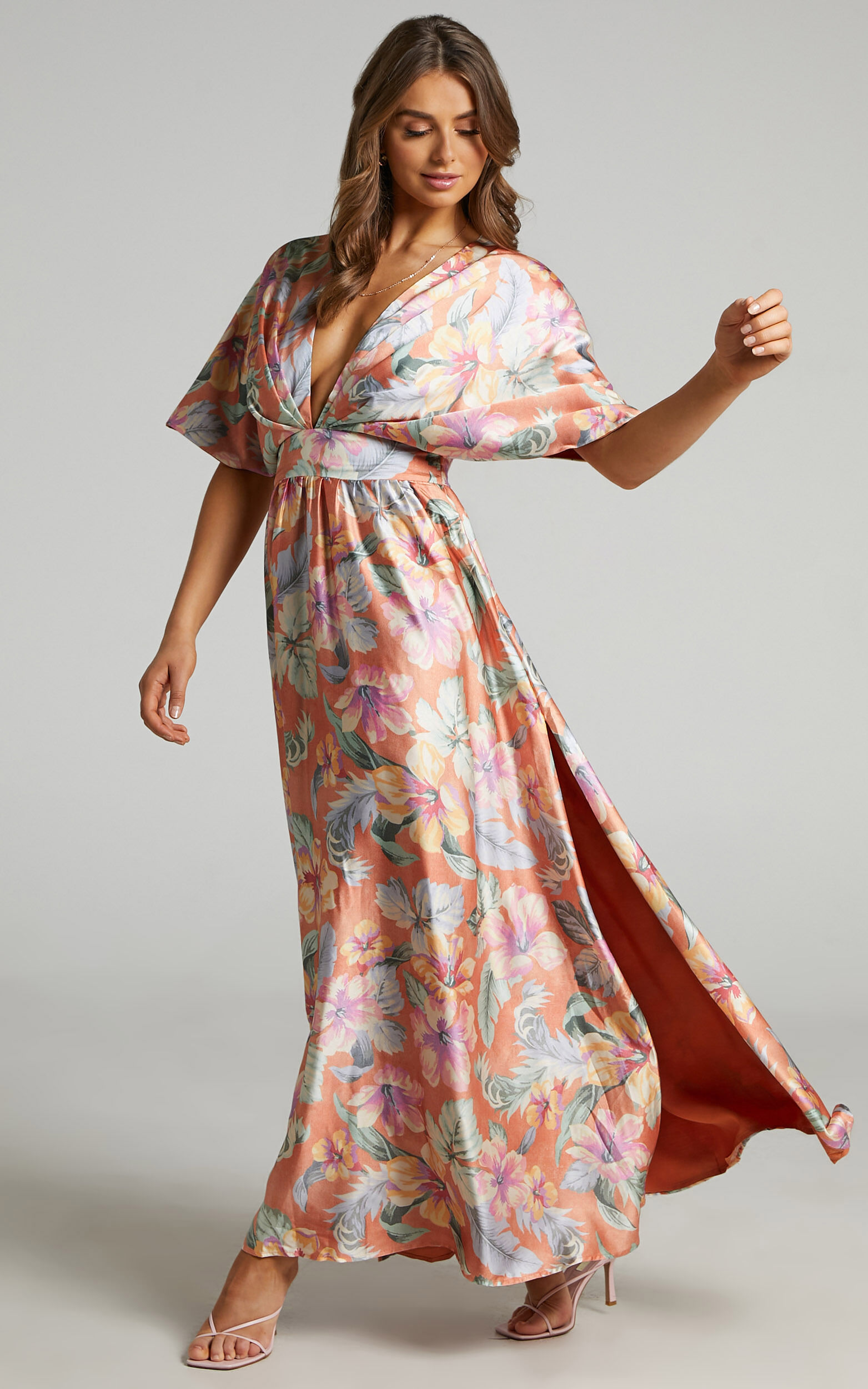 Batwing wrap dress cheap