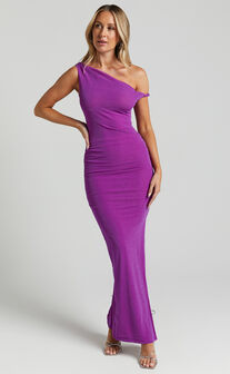 Runaway The Label - Chyna Midi Dress in Purple