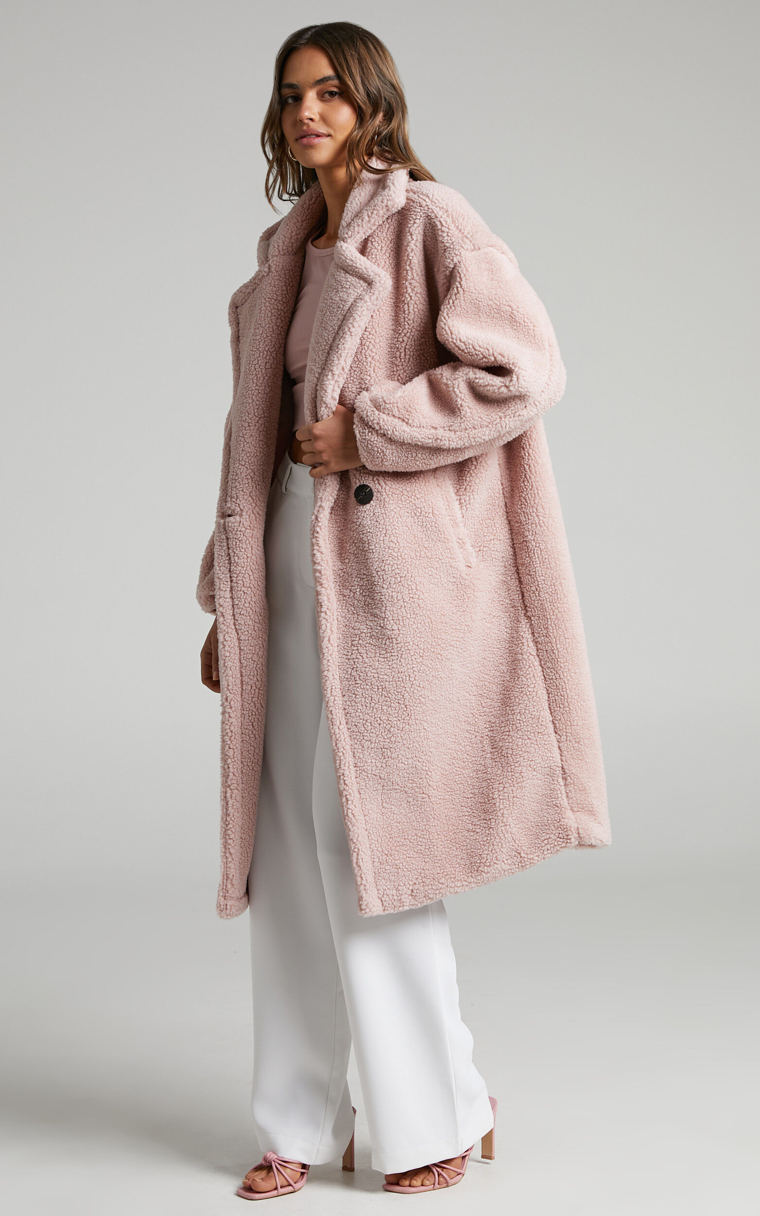 Showpo teddy coat outlet