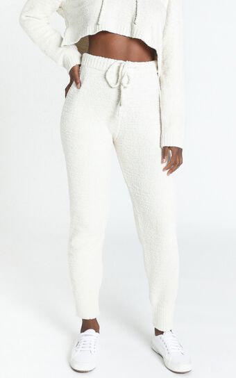 Adelie Super Soft Knit Pants in Cream