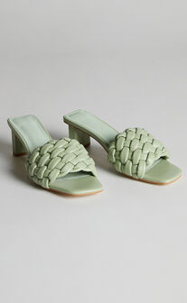 Sol Sana - Matias Mule Heels in Cucumber
