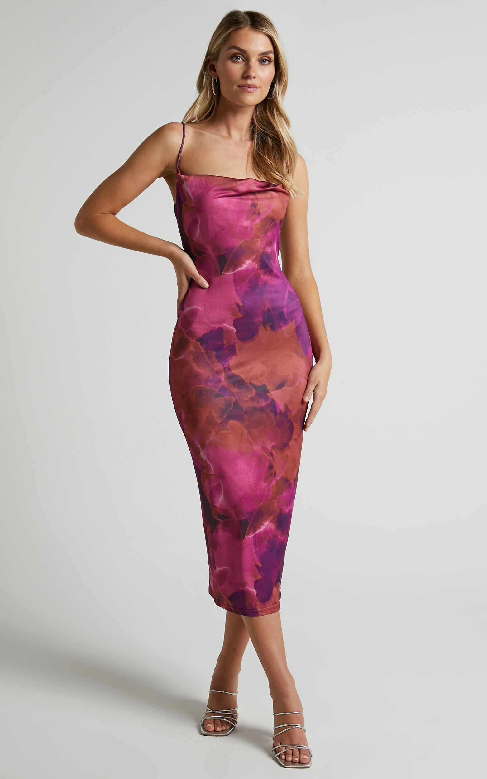 Cowl bodycon dress store