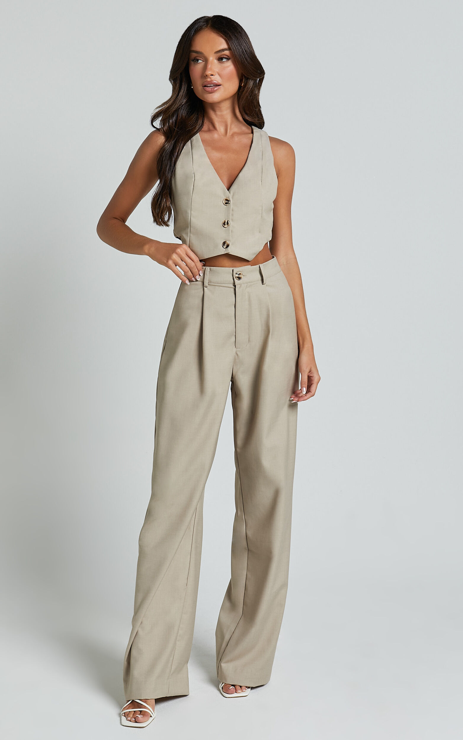 Chambray All Day High-Rise Easy Pants