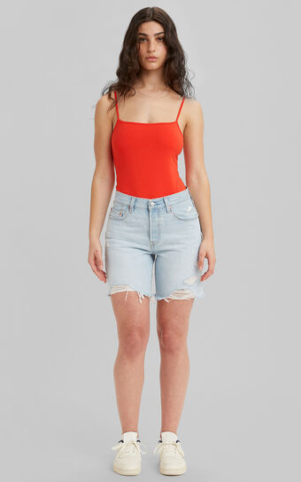 Levi's - 90s 501 Denim Short in YESTERDAYS NEWS - LIGHT INDIGO DESTRUCTED