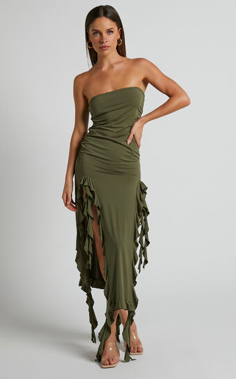 Lioness - Rendezvous Dress in Olive