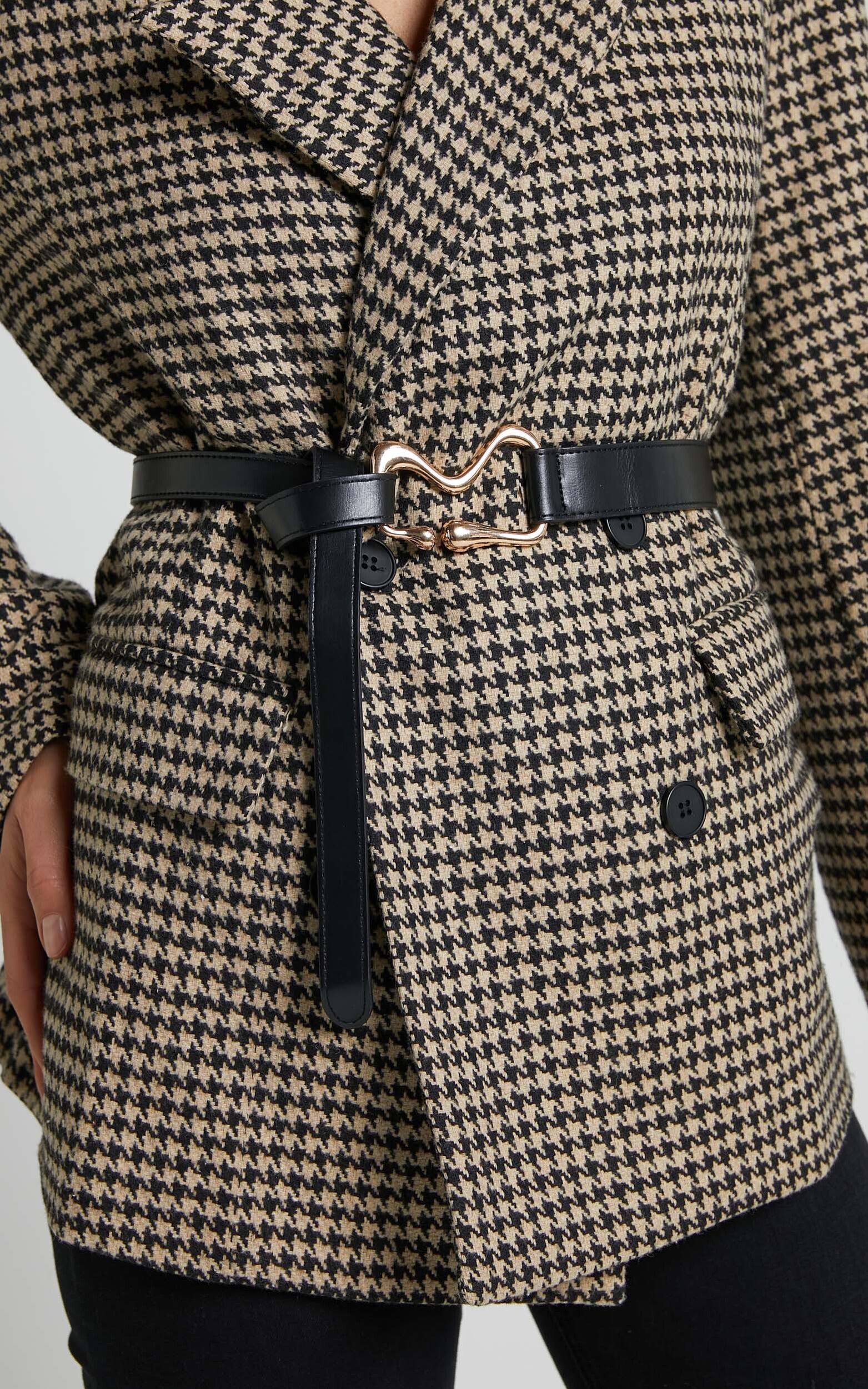 aoory Wide Waist Belt Woolen Women Wrap Corset Belts for Overcoat