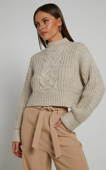 4Th & Reckless - CAROLYN KNIT JUMPER in Cream