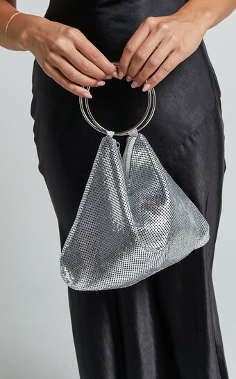 Silver ring handle clearance bag