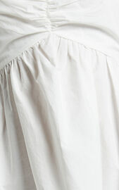 Vashti Mini Dress - Puff Sleeve Sweetheart Dress in Off White | Showpo USA