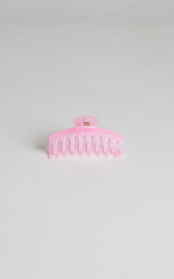 Heart Hair Clip in Pink