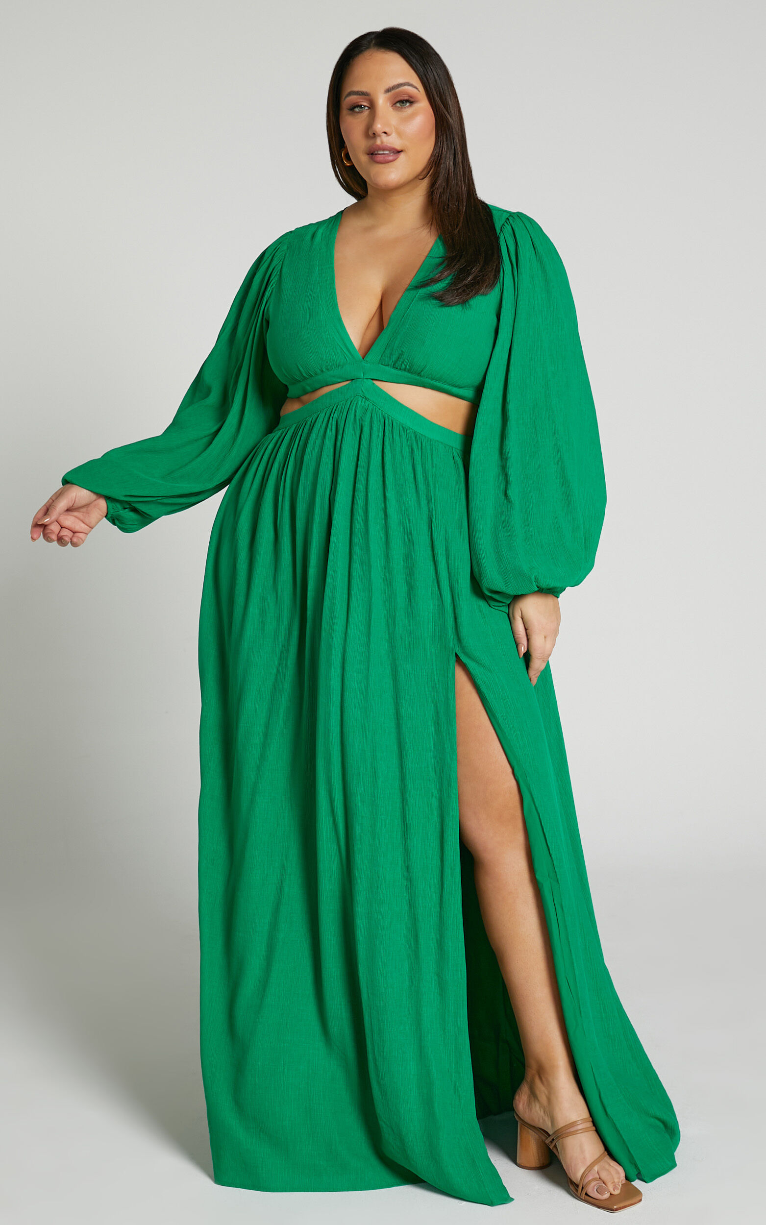 Plus size cut out deals dress