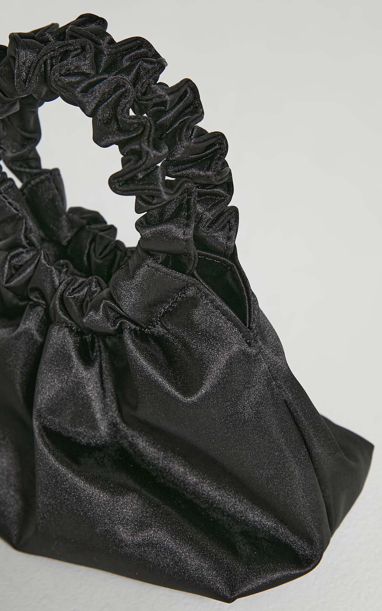 Mango knotted satin bag outlet