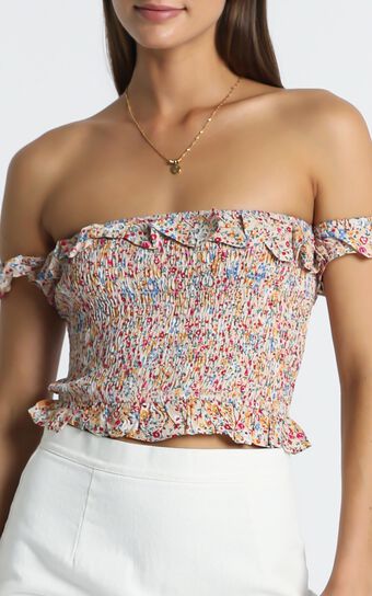 Forever Favourite Top in White Floral