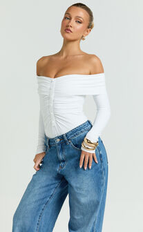 Estelle Jeans - Recycled Denim Low Rise Vintage Baggy Jeans in Dark Blue Wash