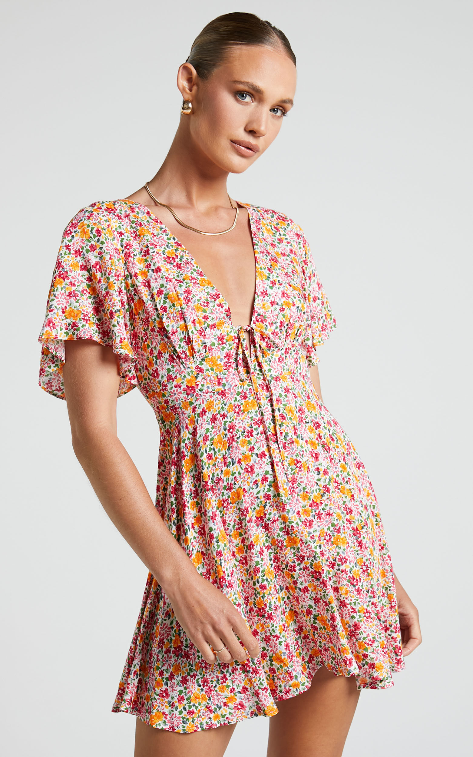 Minkpink rainbow online dreams mini dress