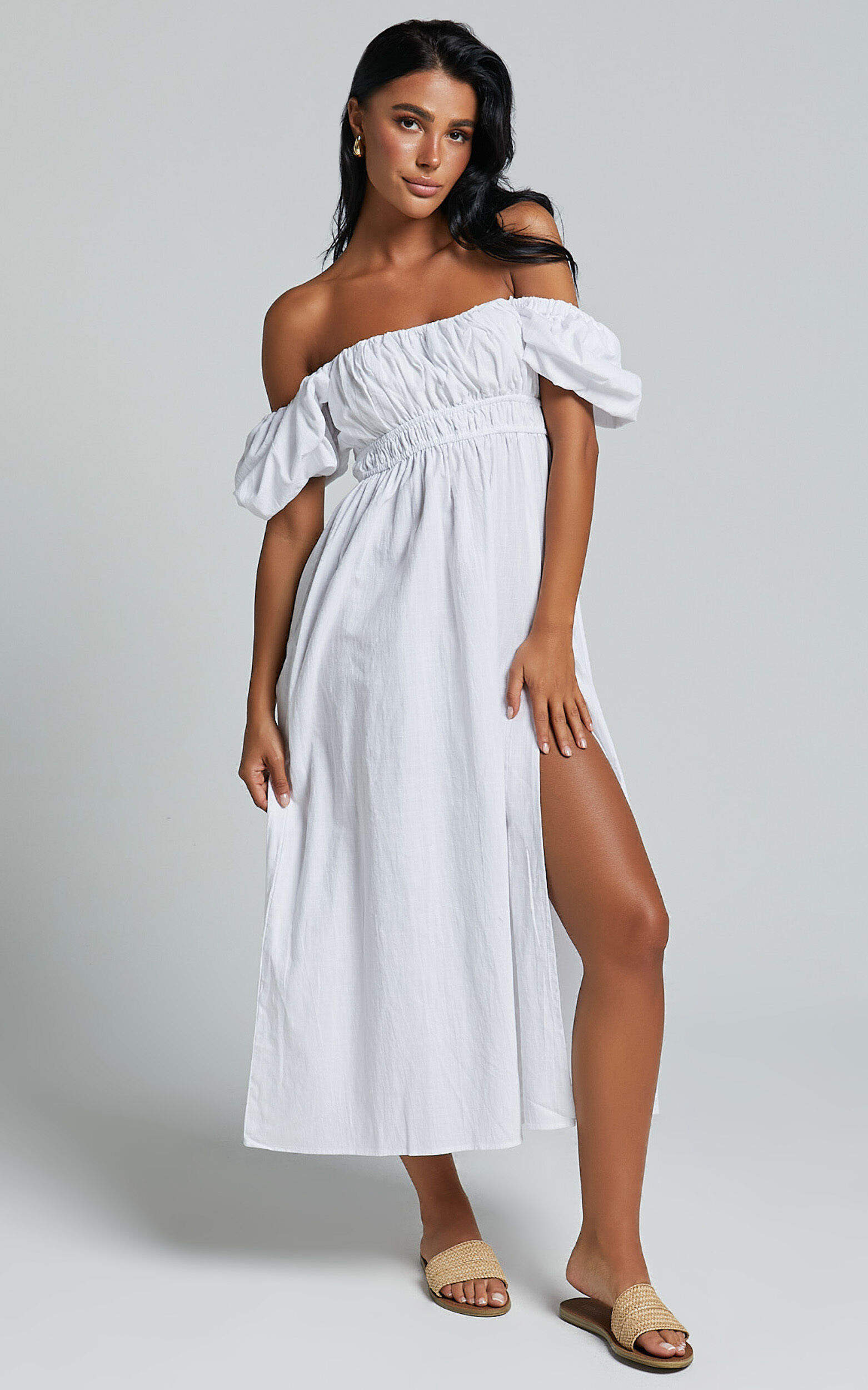 Thigh split dress on sale short