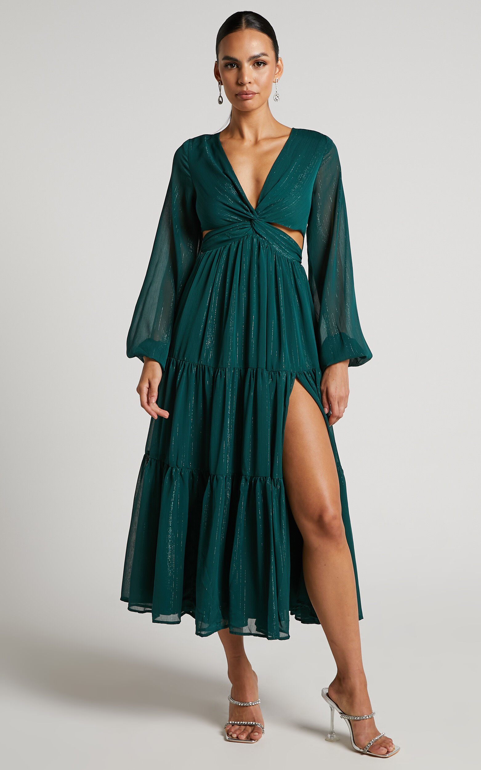 Showpo emerald sales dress