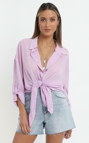 Morning Call Shirt in Lilac