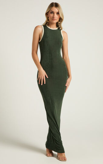 Lioness - 97' Maxi Dress in Forest Green
