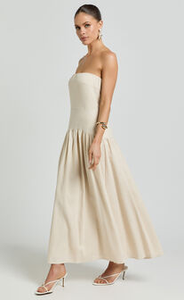 Seven Wonders - Danica Midi Dress in Latte