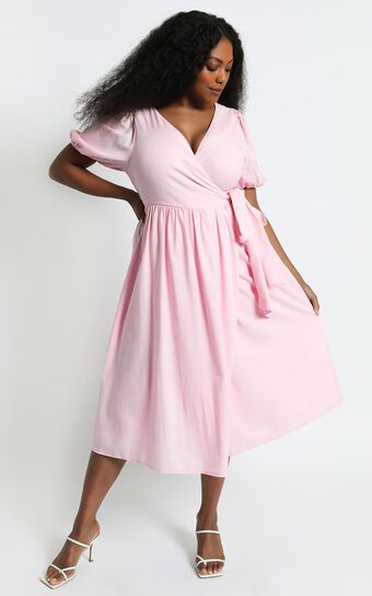 Morgandy Dress in Pink