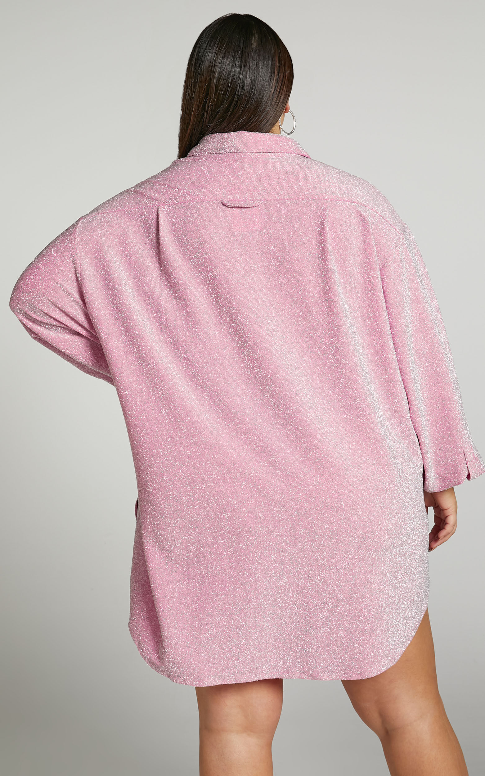 Baby pink tshirt outlet dress
