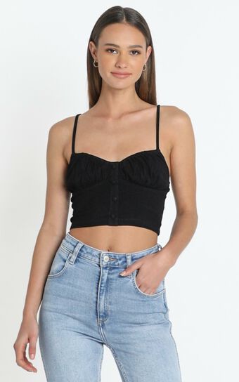 Shelly Top in Black
