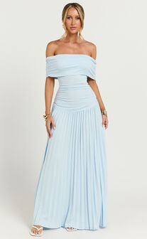 Lioness - Field of Dreams Maxi Dress in Soft Blue