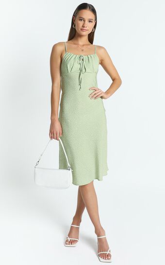 Orson Dress in Green Floral