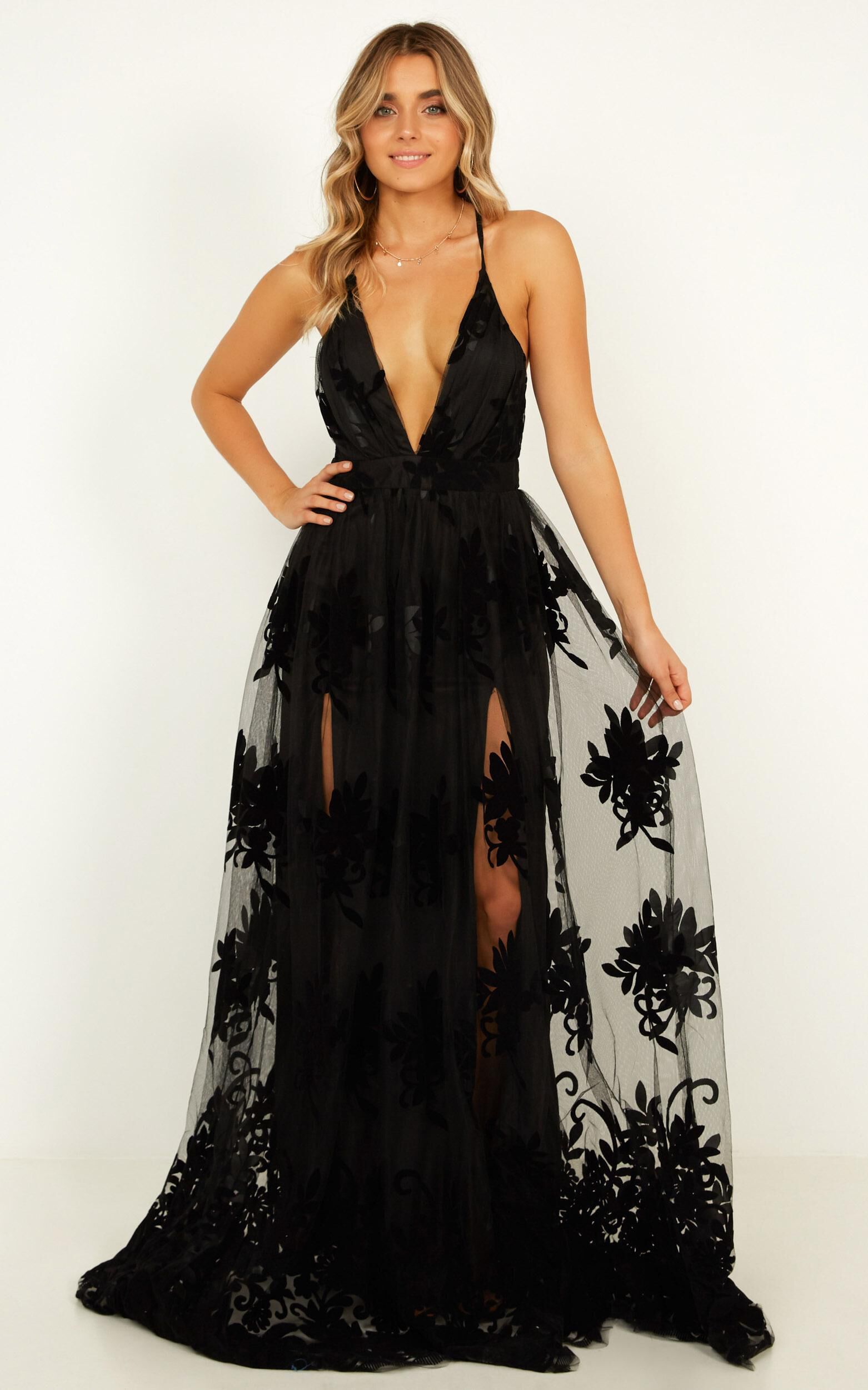 Showpo promenade maxi dress top